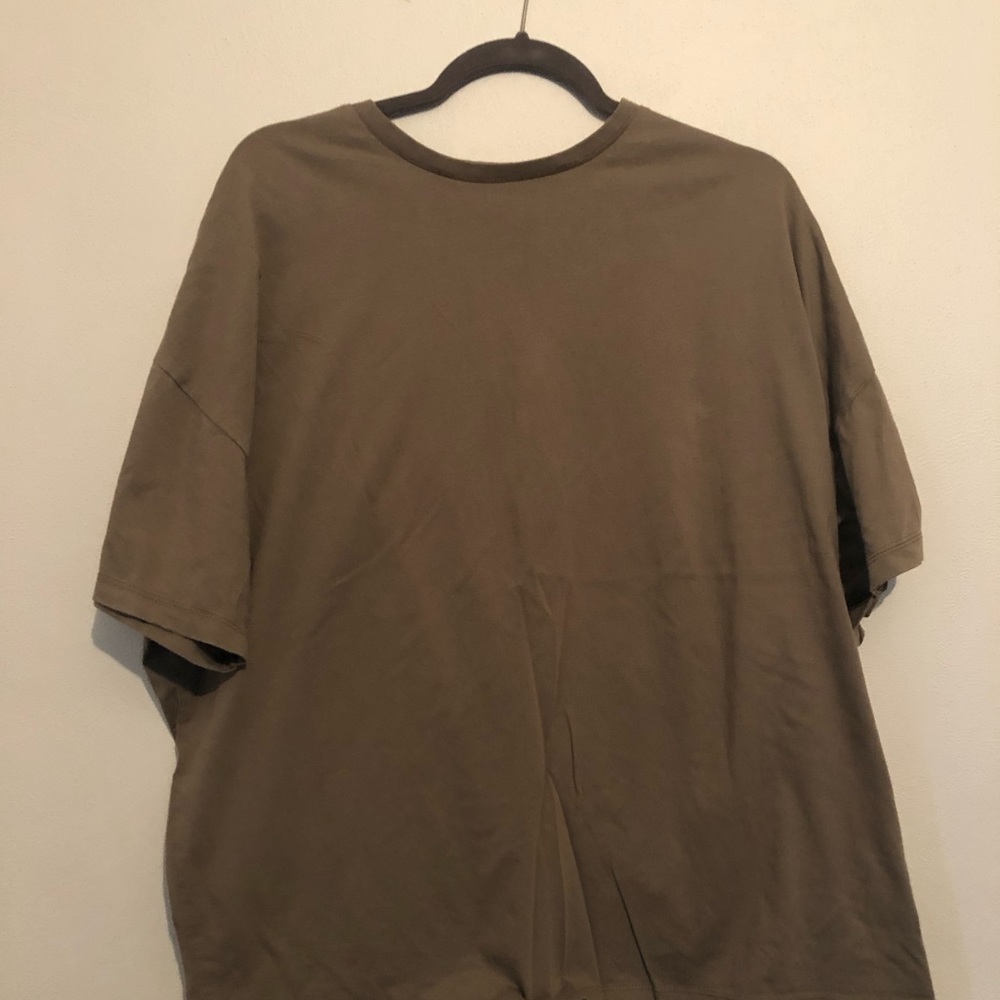 ASOS oversized box fit gray t-shirt